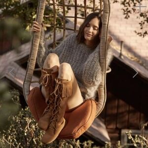 Women's Tan Knee-High Boots